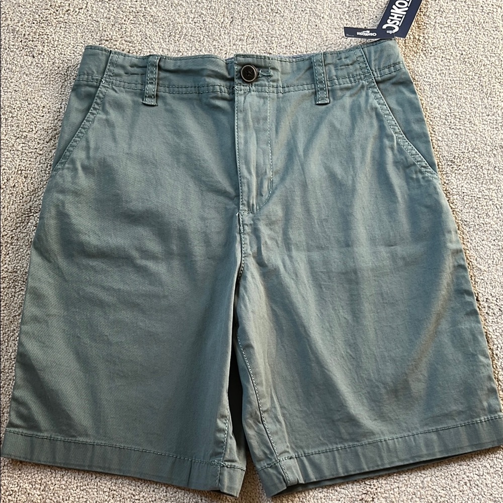 OshKosh B'gosh Green Cotton Twill Shorts